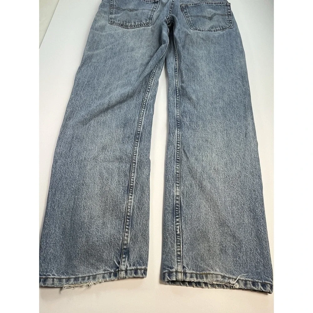 Vintage Levi's 505 Regular Fit Straight Leg Jeans Blue Denim Mens 38x32 (36x31)